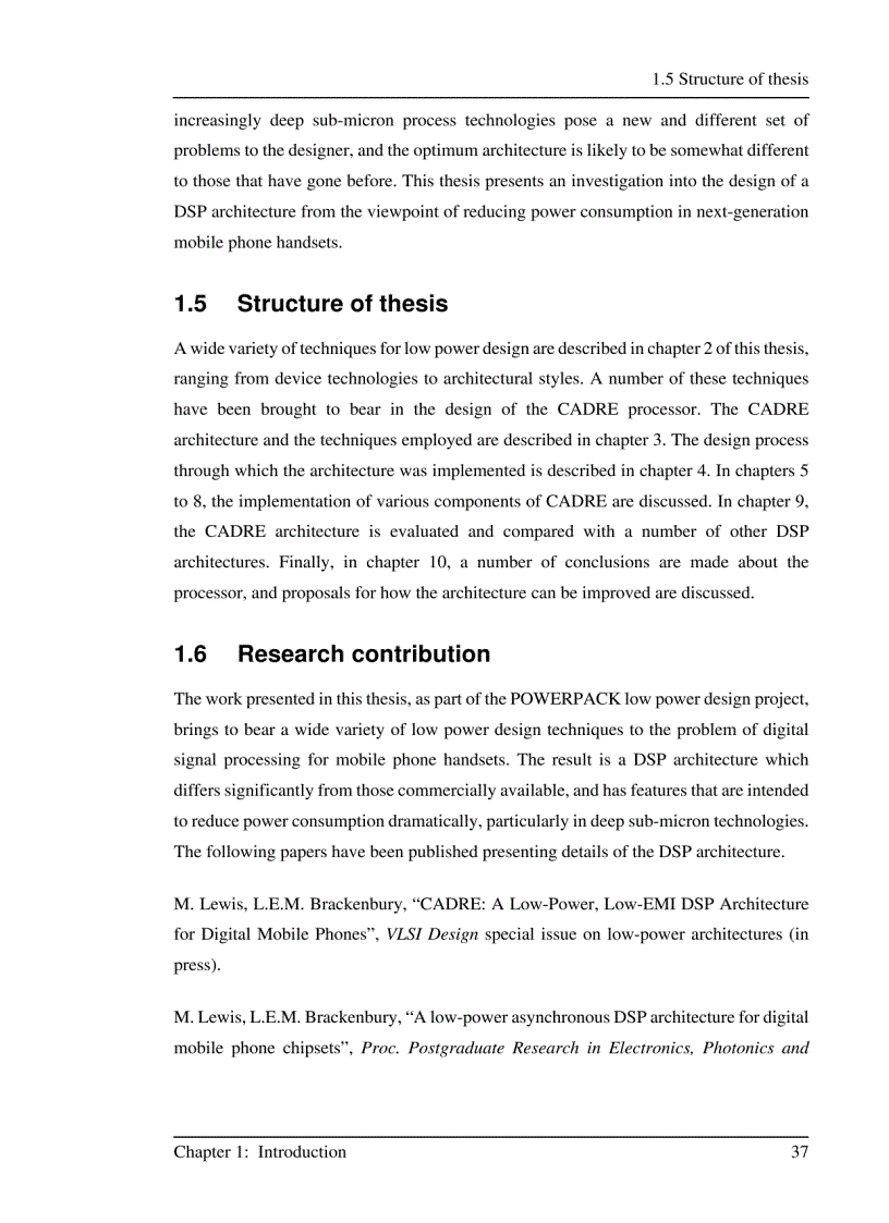image for page Low Power Asynchronous DSP