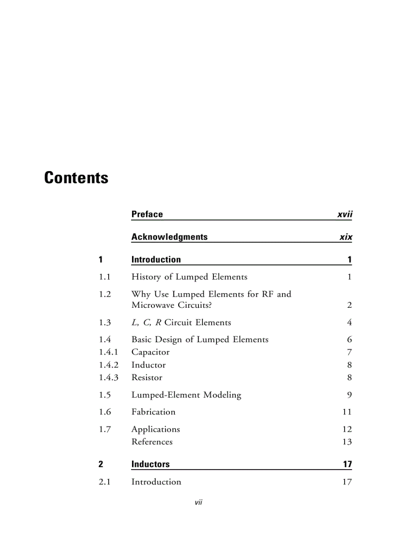 image for page Lumped Elements for RF and Microwave Circuits