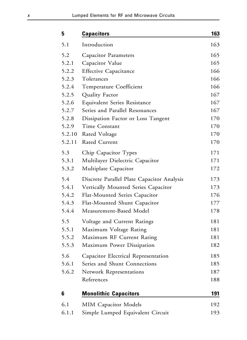 image for page Lumped Elements for RF and Microwave Circuits