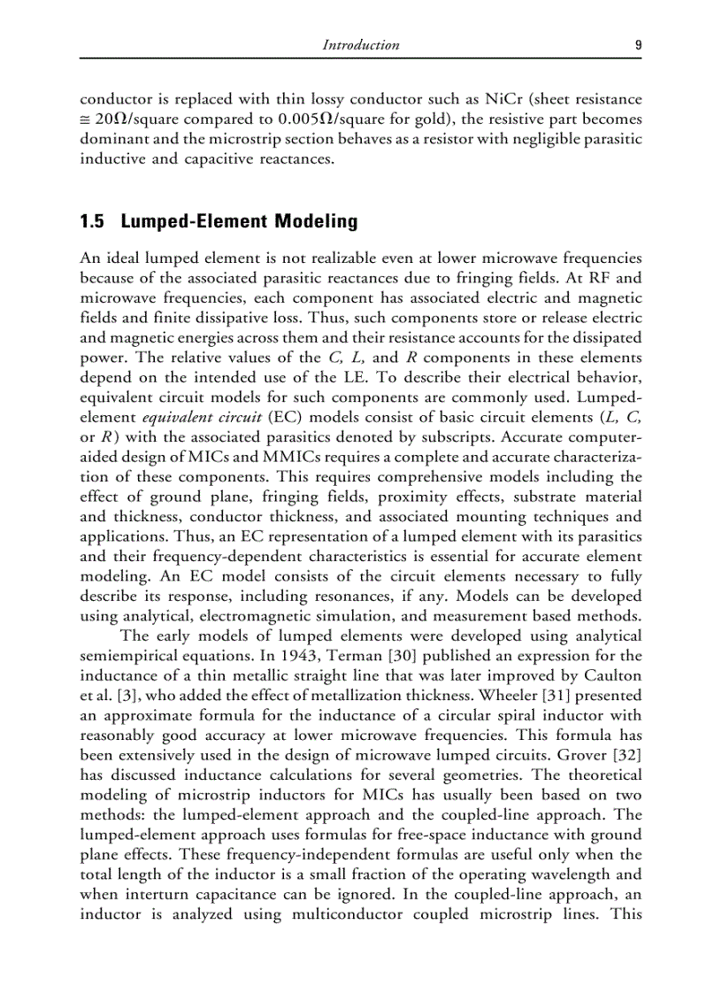 image for page Lumped Elements for RF and Microwave Circuits