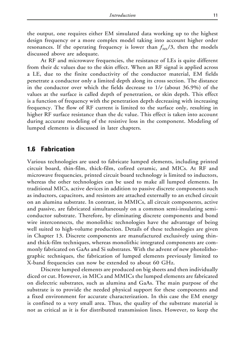 image for page Lumped Elements for RF and Microwave Circuits