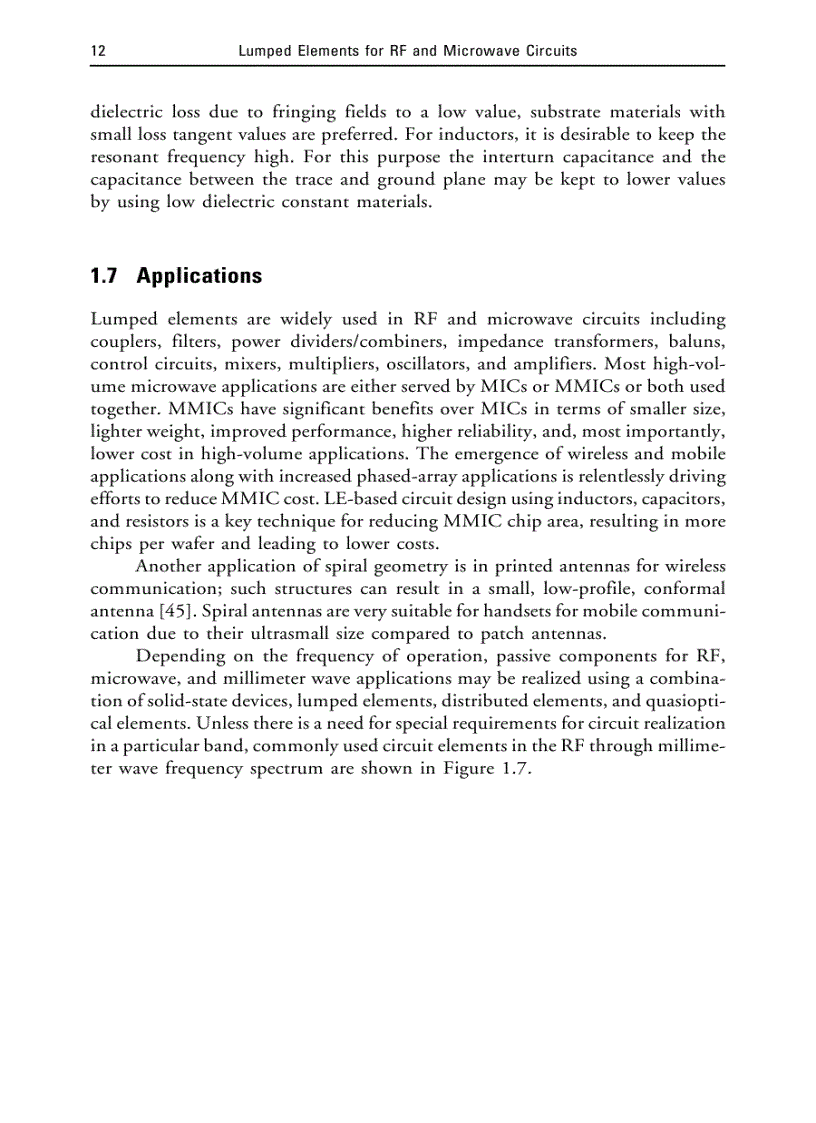 image for page Lumped Elements for RF and Microwave Circuits