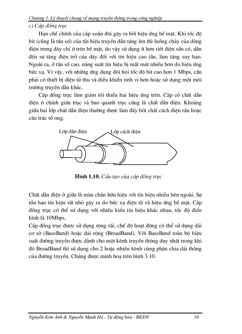 image for page Lý thuyết chung về mạng truyền thông trong công nghiệp