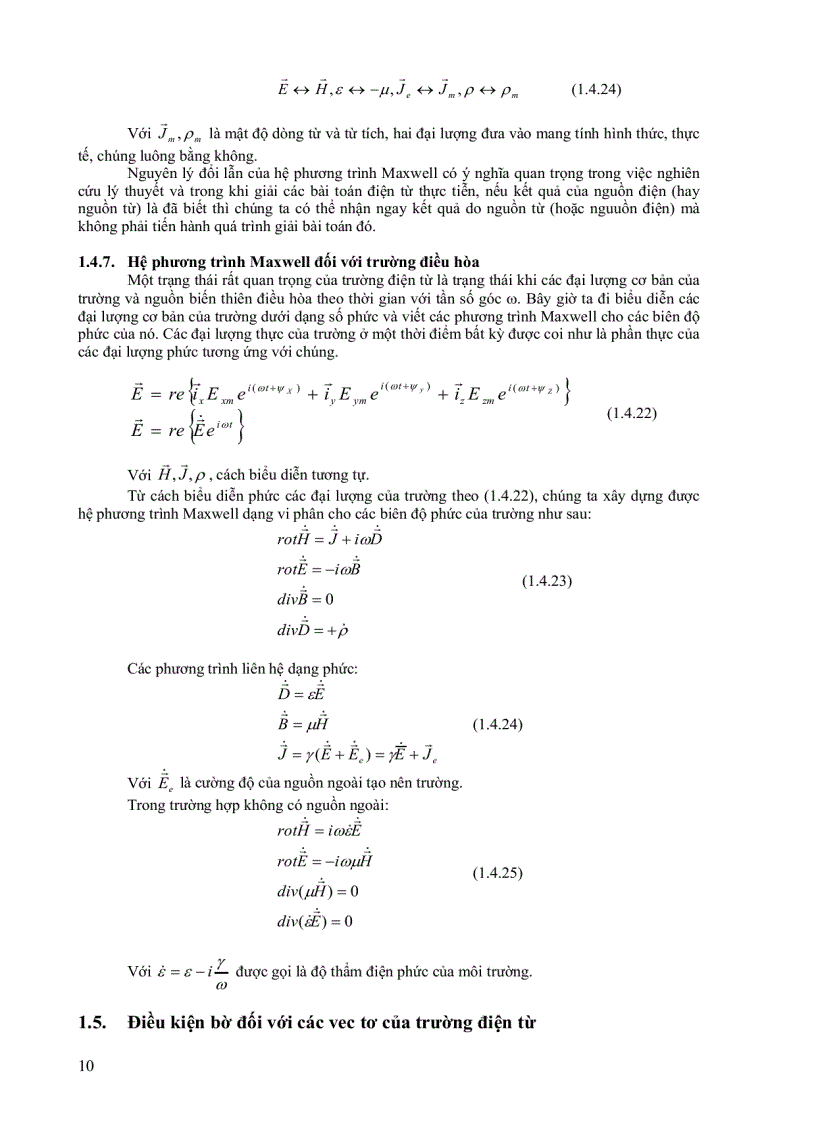 image for page Lý Thuyết Trường Điện Từ và Siêu Cao Tần