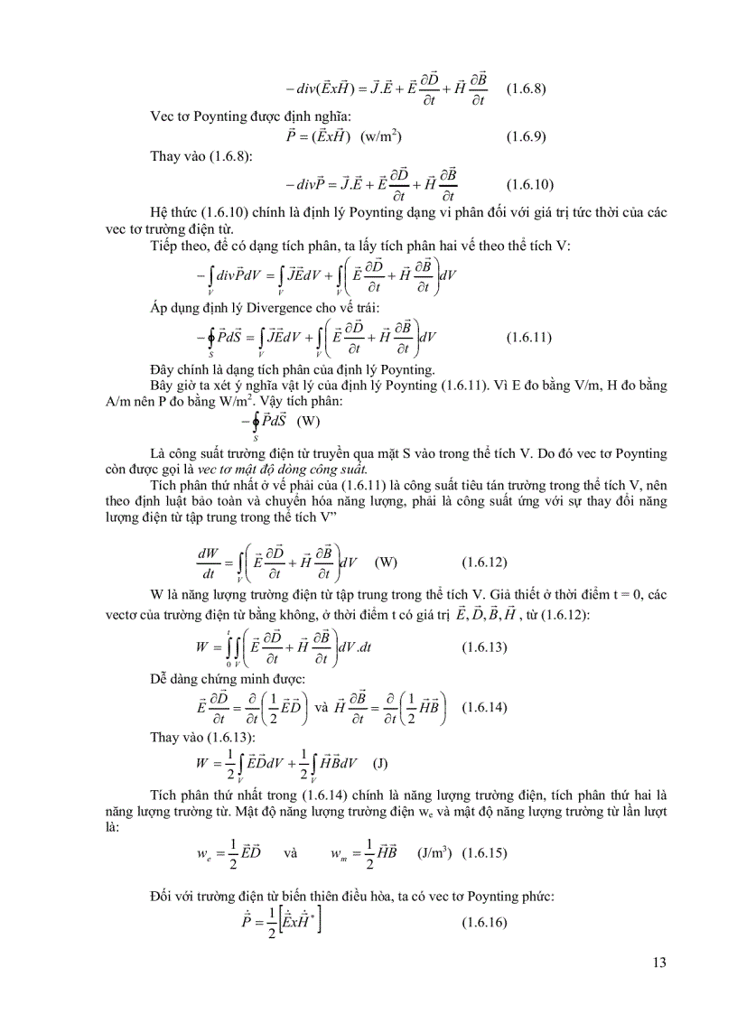 image for page Lý Thuyết Trường Điện Từ và Siêu Cao Tần