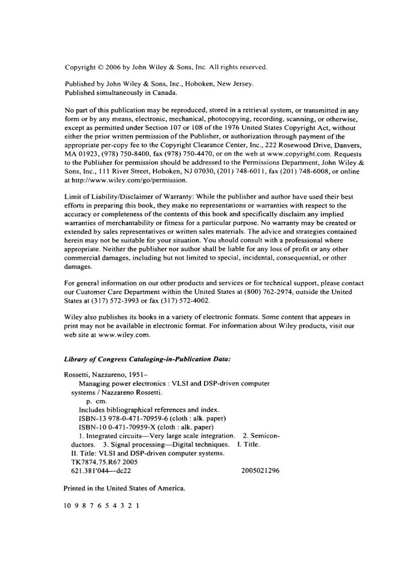 image for page Managing Power Electronics VLSI and DSP Driven Computer Systems