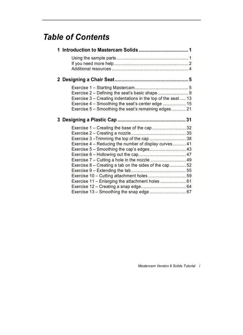 image for page Mastercam 9 Solids Tutorial