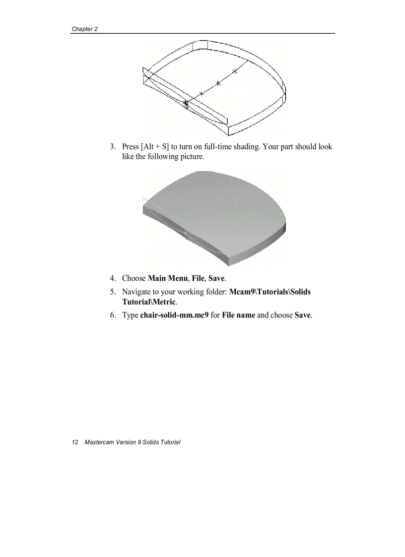 image for page Mastercam 9 Solids Tutorial