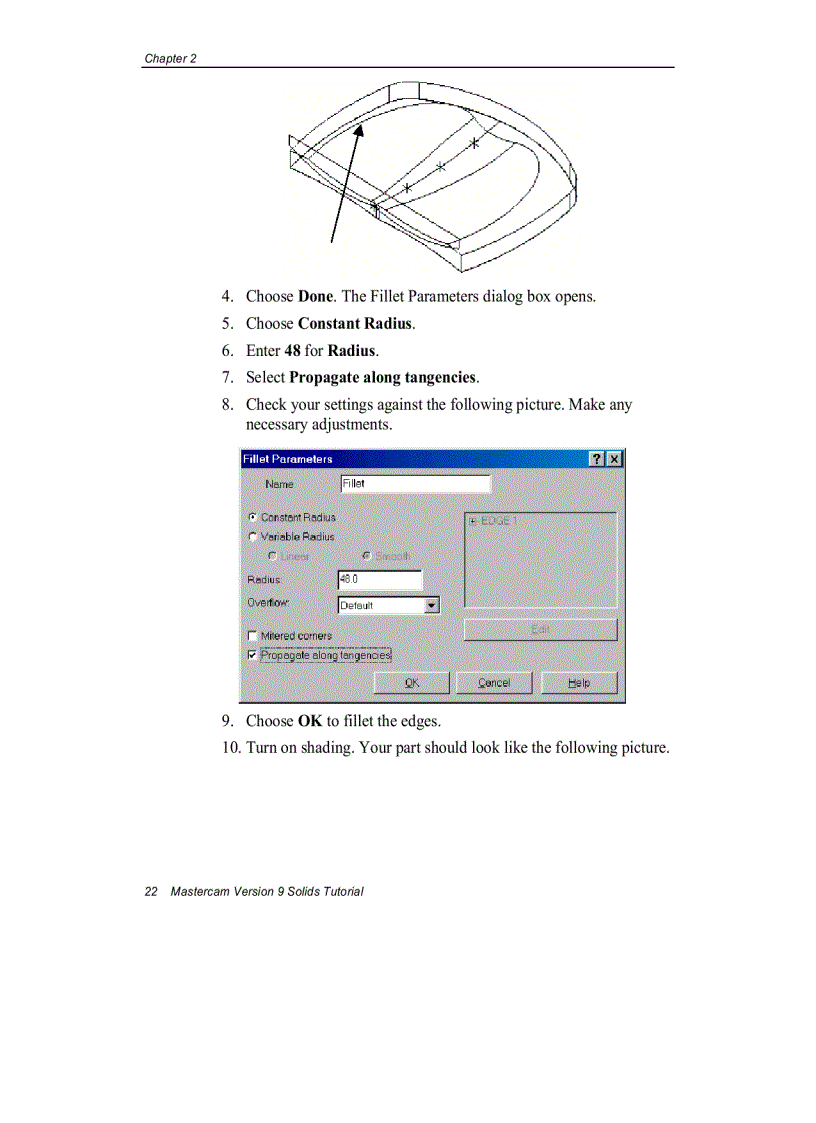 image for page Mastercam 9 Solids Tutorial