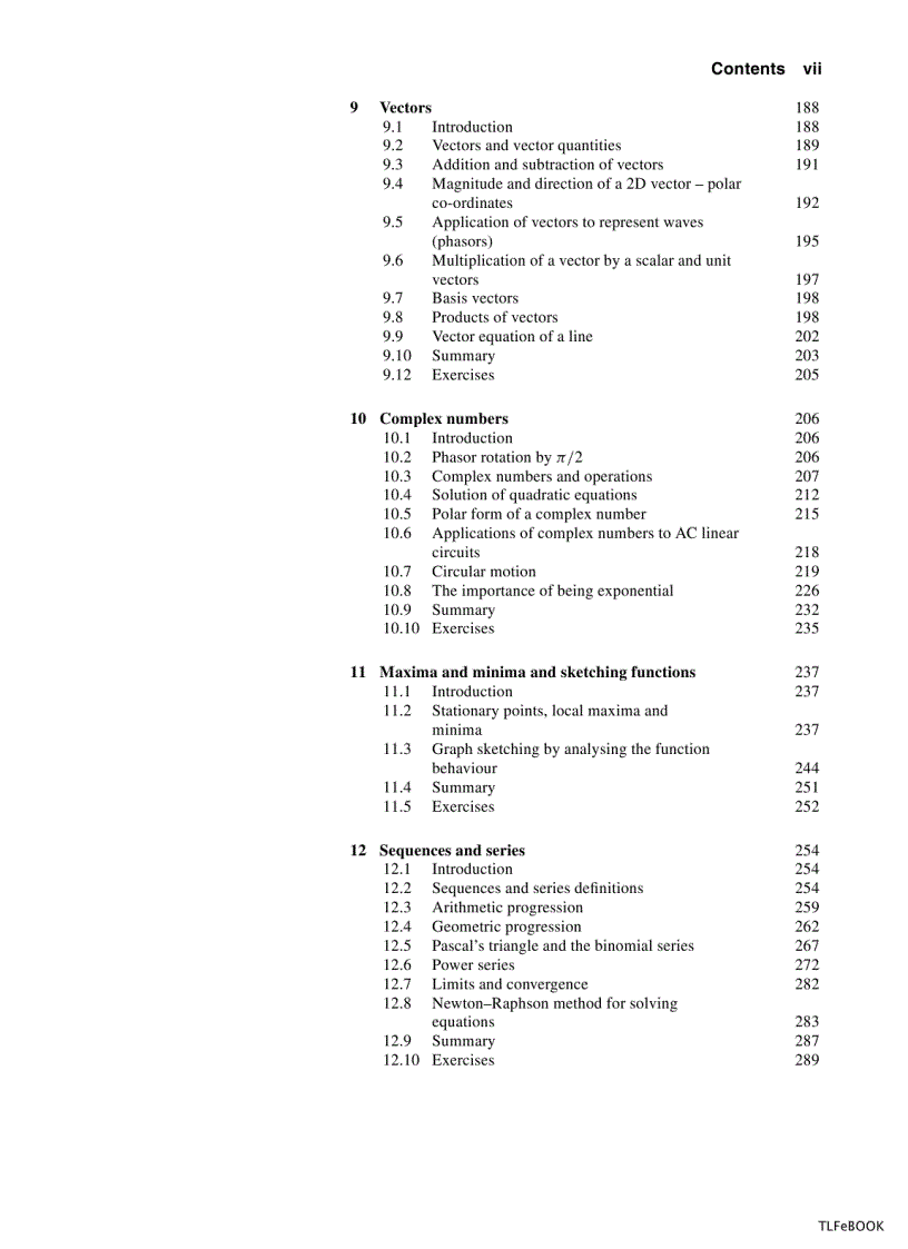 image for page Mathematics for Electrical Engineering and Computing