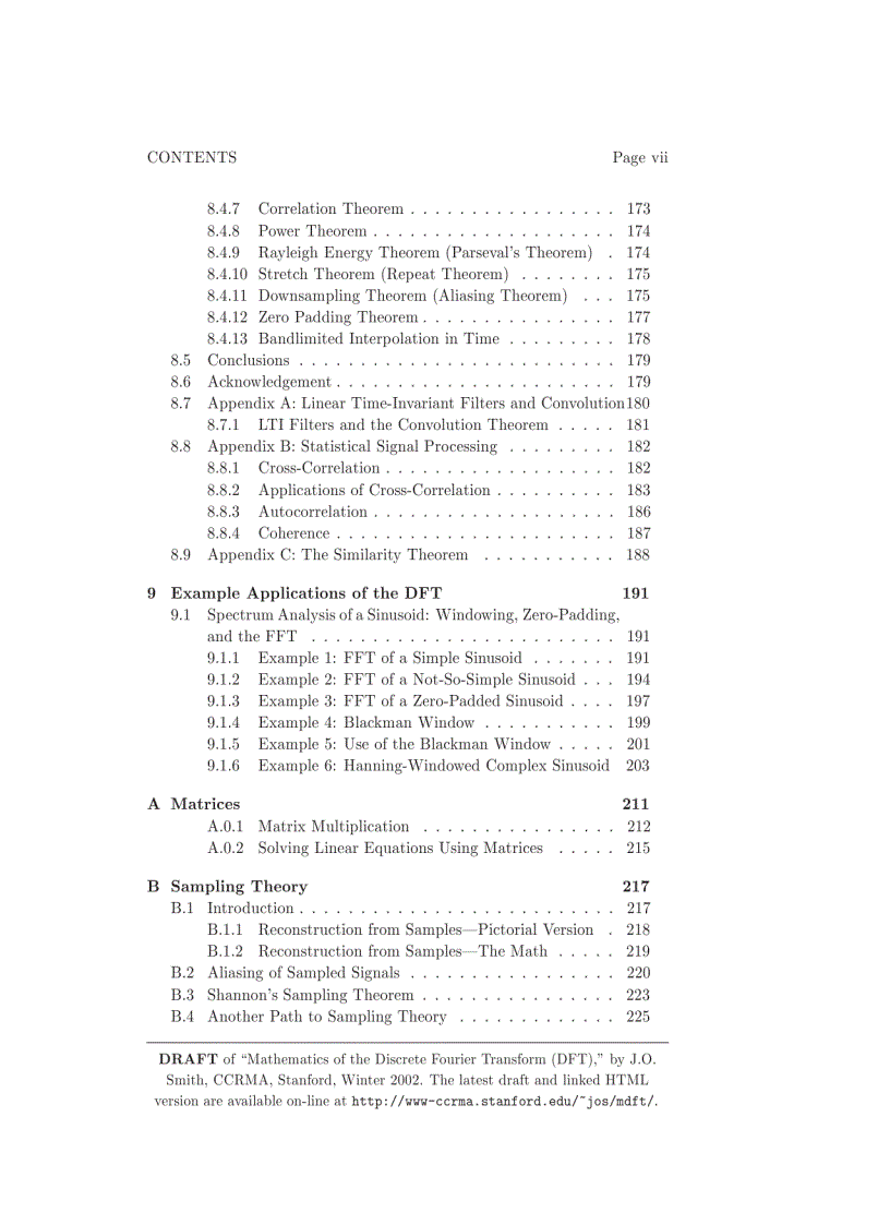 image for page Mathematics of the Discrete Fourier Transform