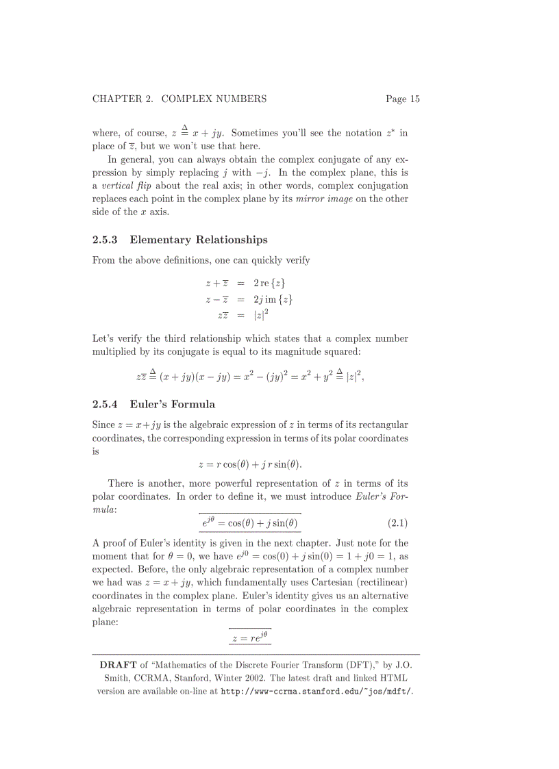 image for page Mathematics of the Discrete Fourier Transform