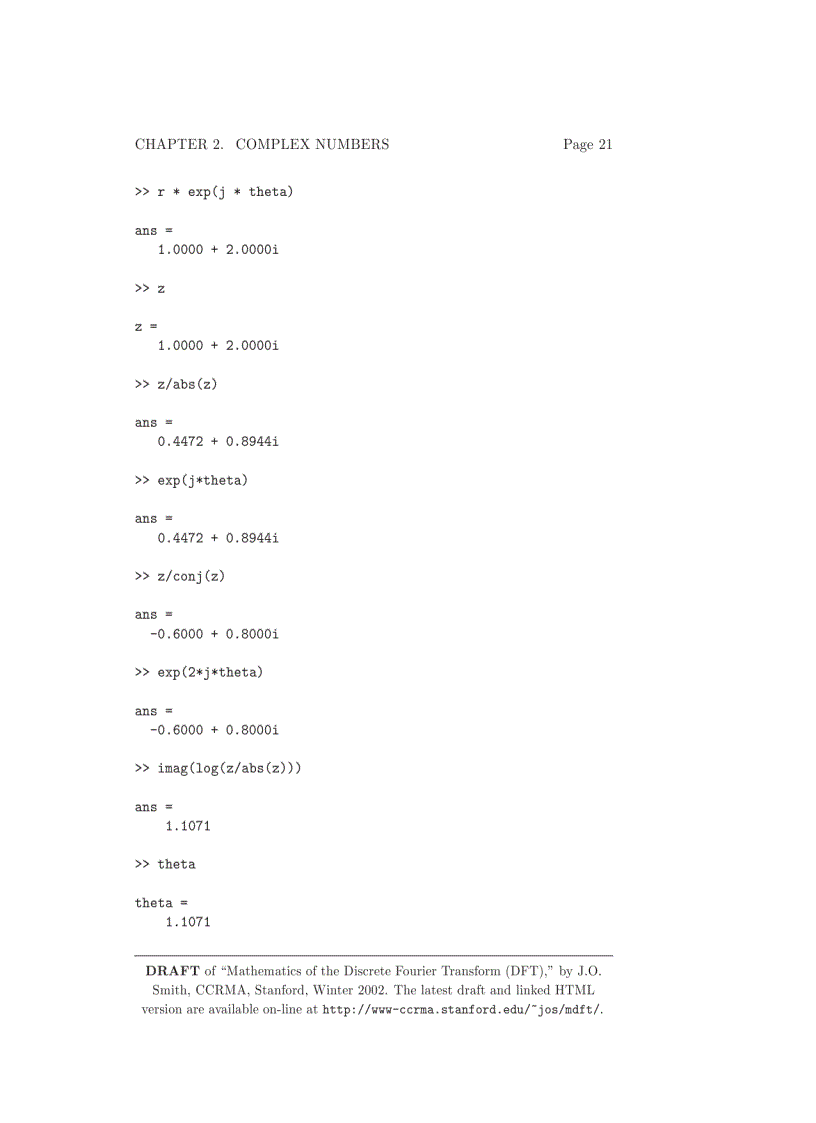 image for page Mathematics of the Discrete Fourier Transform