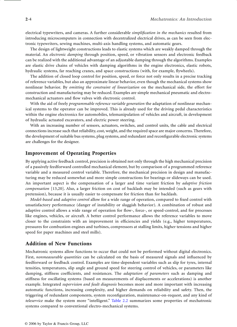 image for page Mechatronics An Introduction