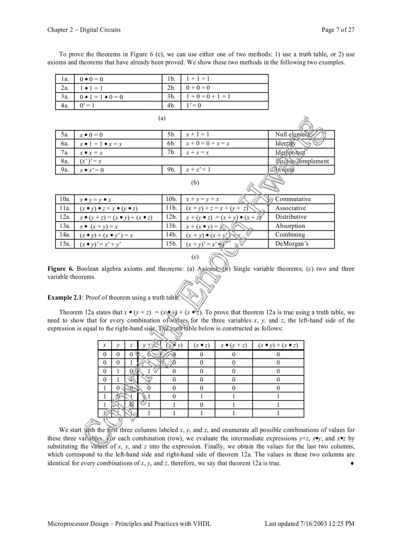 image for page Microprocessor Design Principles and Practices With VHDL