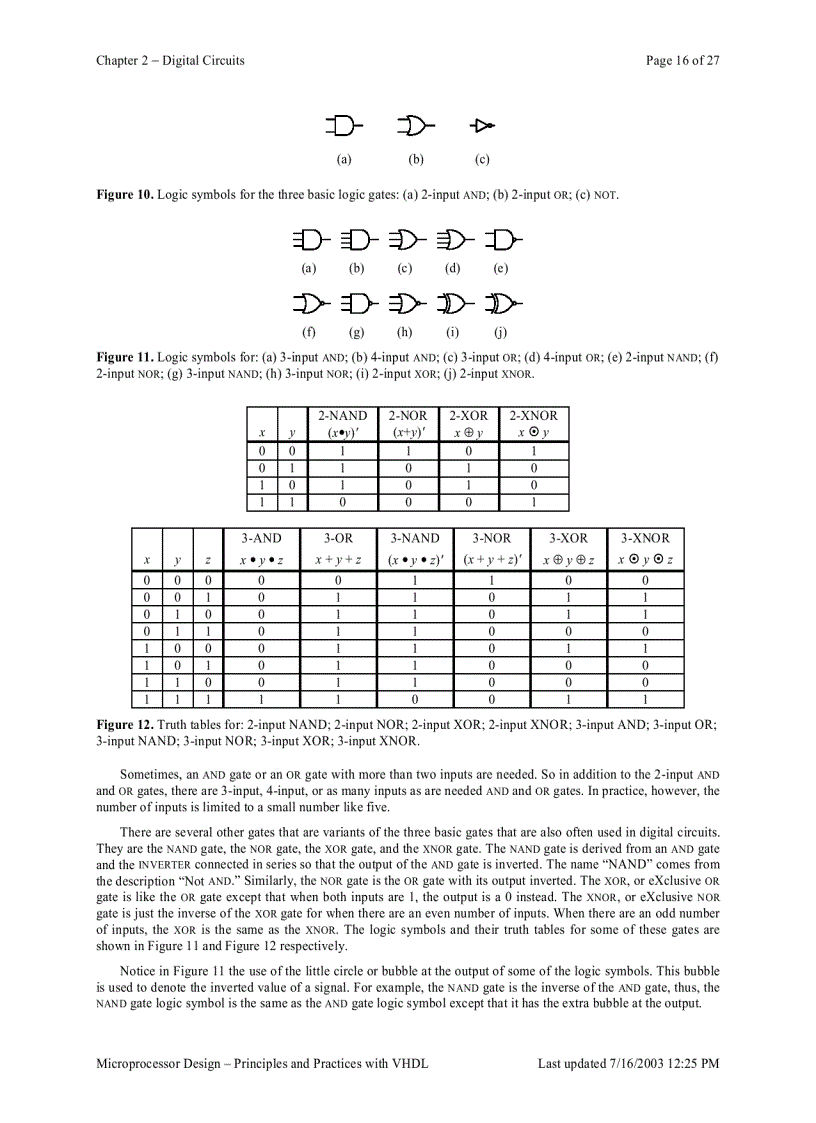 image for page Microprocessor Design Principles and Practices With VHDL