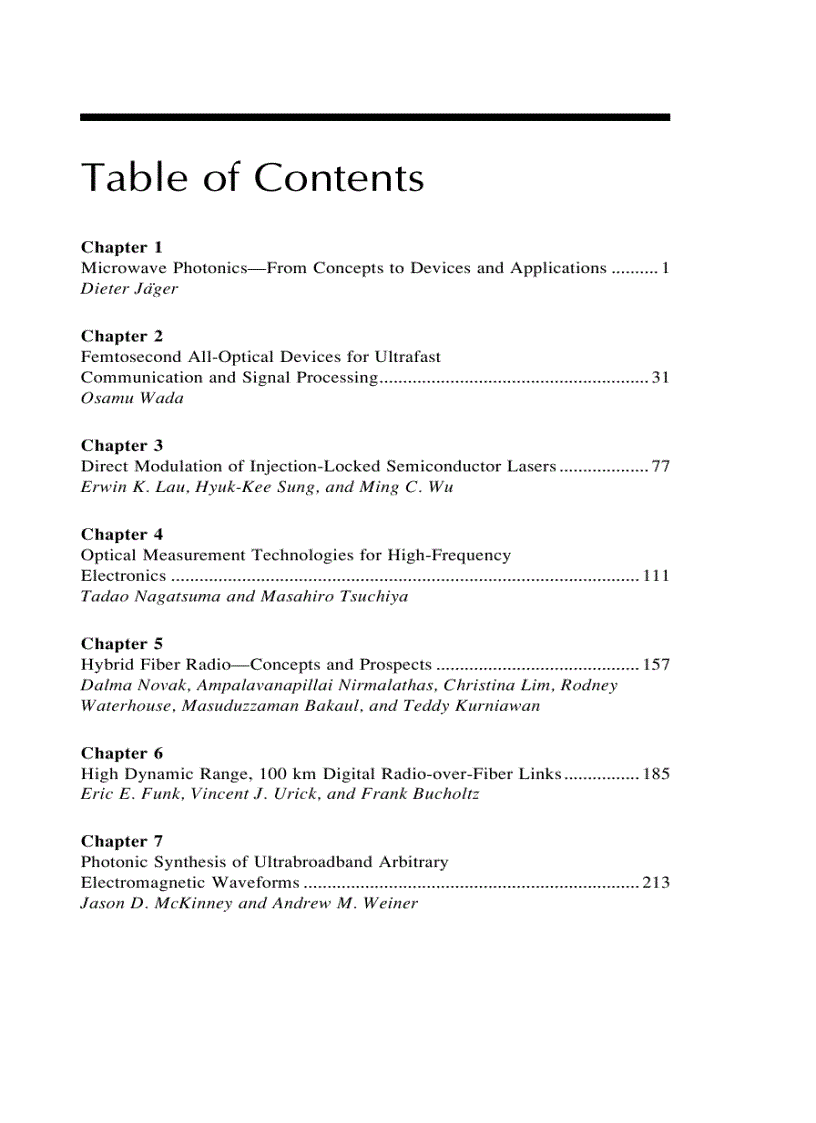 image for page Microwave Photonics
