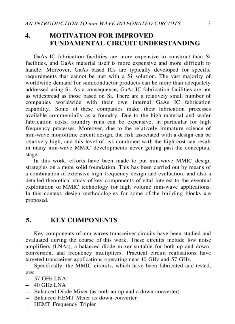 image for page Millimeter Wave Integrated Circuits
