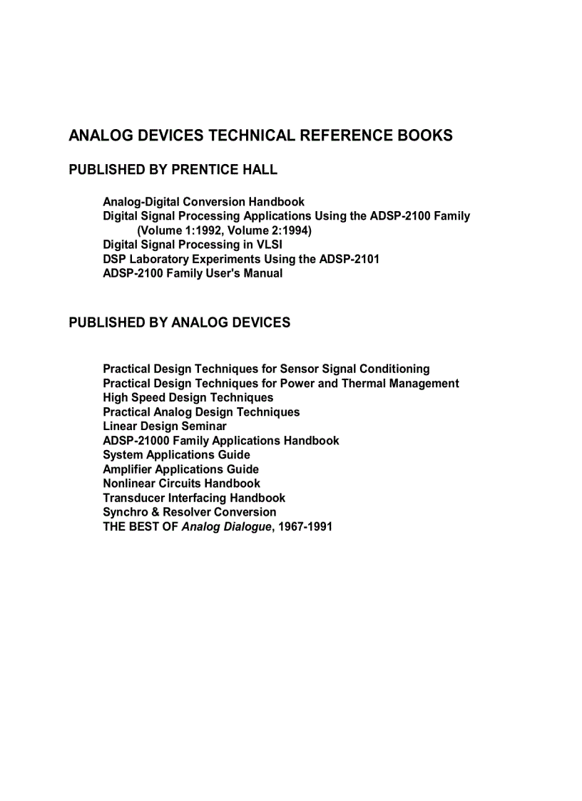 image for page Mixed Signal And DSP Design Techniques 1
