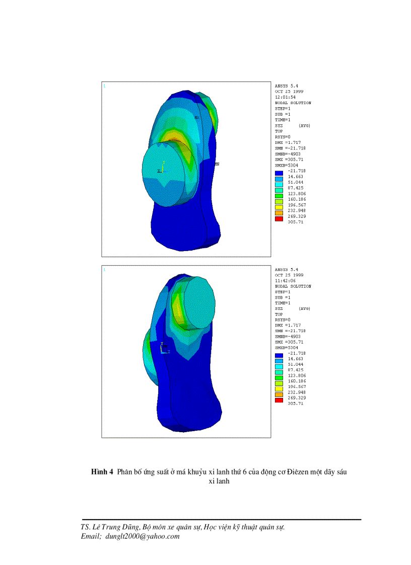 image for page Mô hình phần tử hữu hạn cơ cấu trục khuỷu thanh truyền động cơ đốt trong