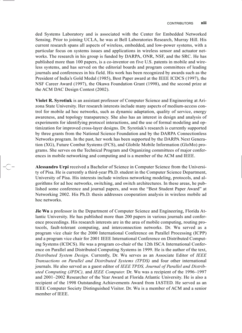 image for page Mobile Ad Hoc Networking