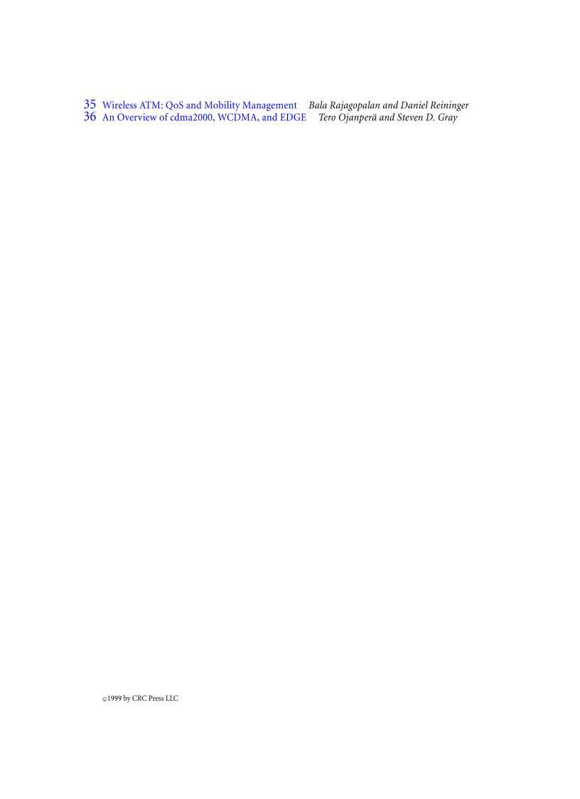 image for page Mobile Communications Contents