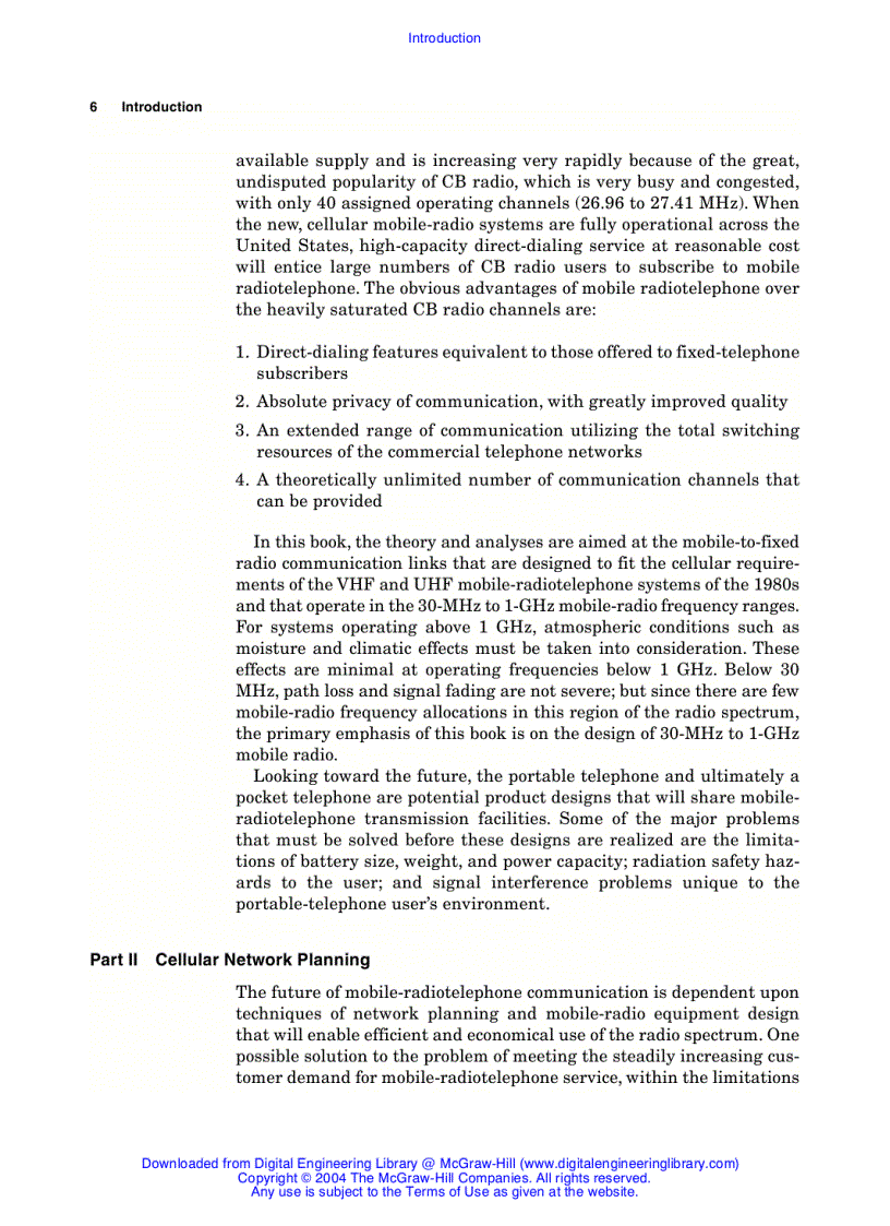 image for page Mobile Communications Engineering Theory and Applications Second Edition