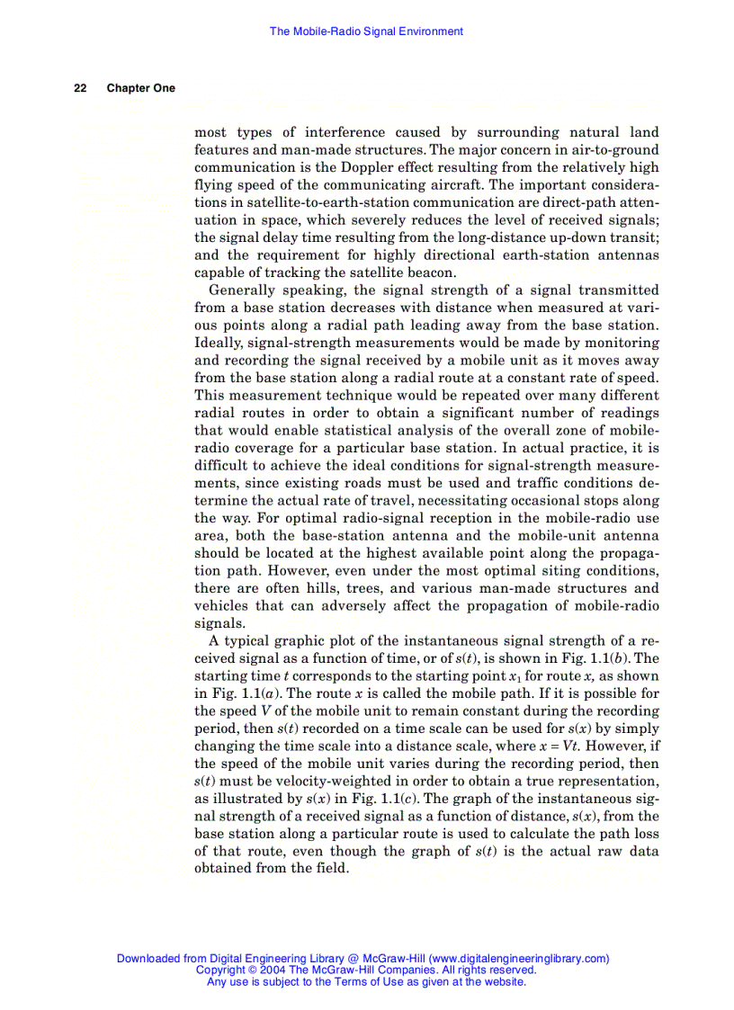 image for page Mobile Communications Engineering Theory and Applications Second Edition