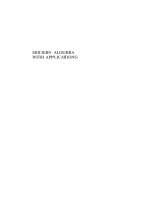 Modern Algebra with Applications 2nd ed