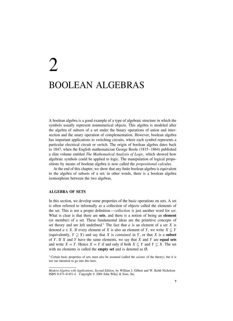 image for page Modern Algebra with Applications 2nd ed