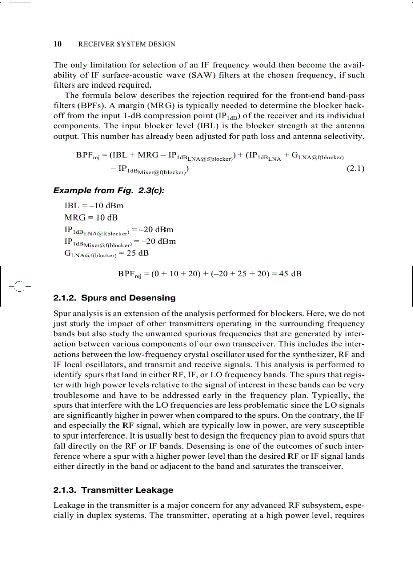 image for page Modern Receiver Front Ends Systems Circuits and Integration