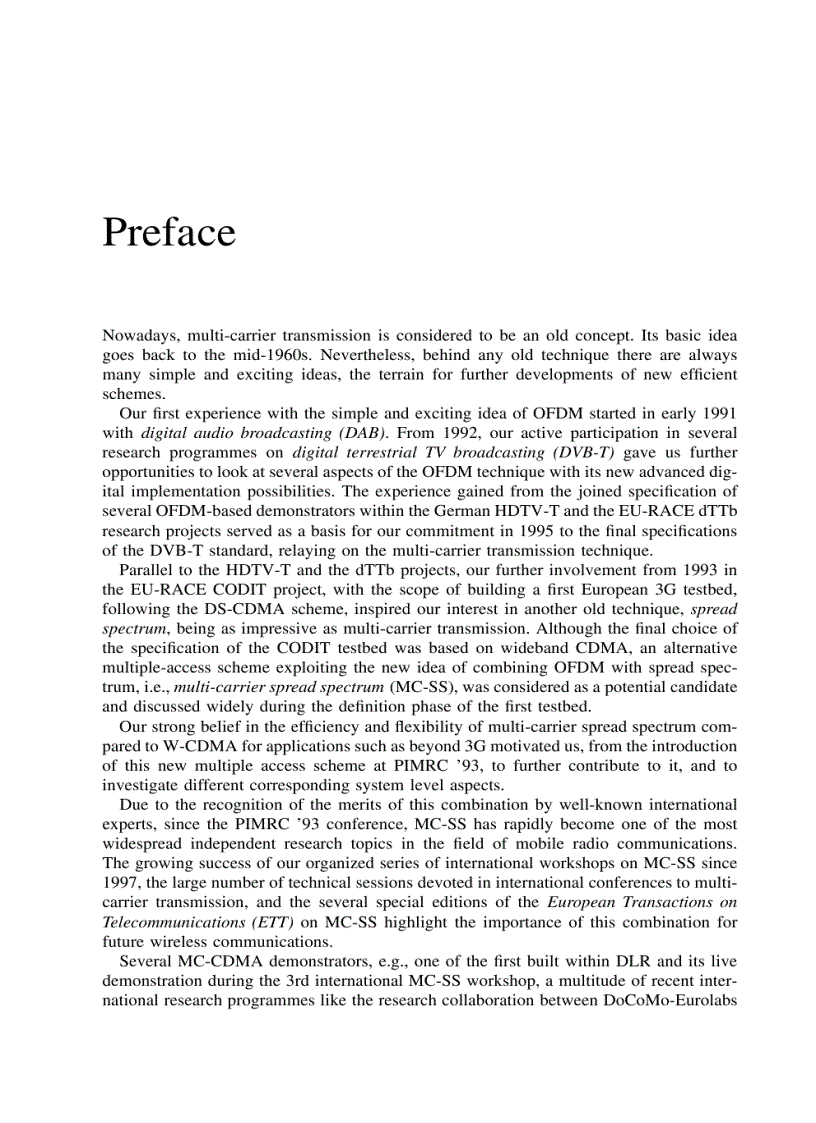 image for page Multi Carrier and Spread Spectrum Systems