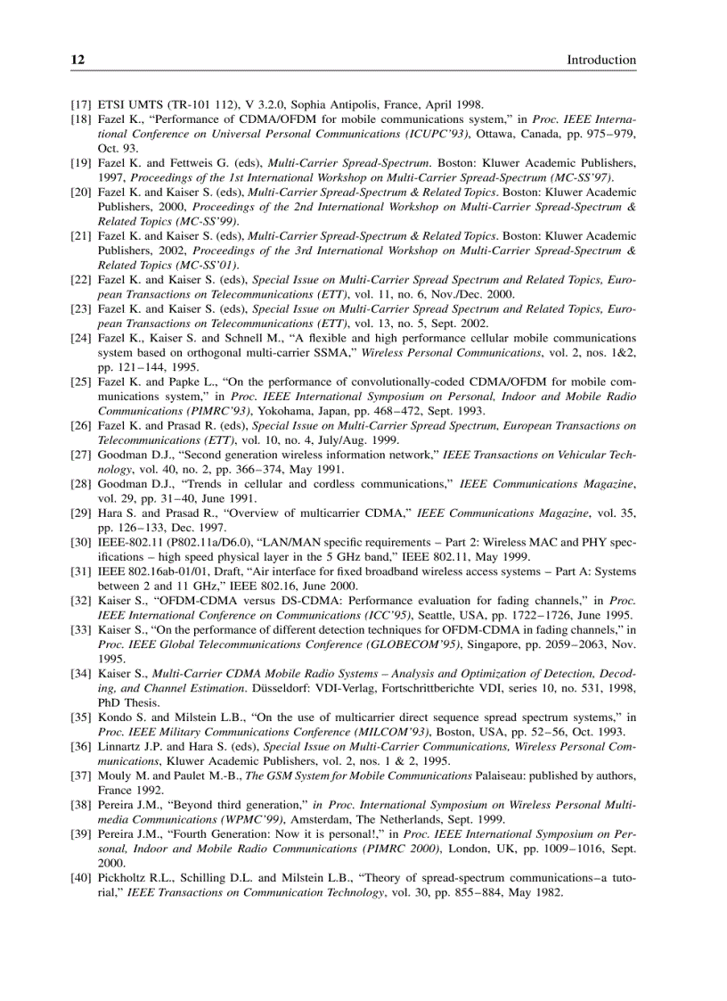 image for page Multi Carrier and Spread Spectrum Systems