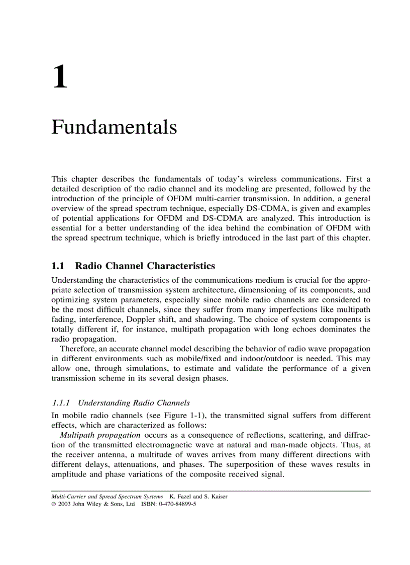 image for page Multi Carrier and Spread Spectrum Systems