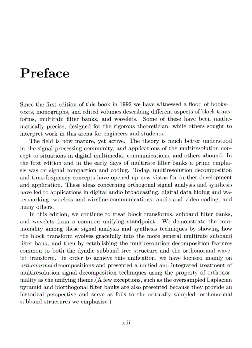 image for page Multiresolution Signal Decomposition Transforms Subbands Wavelets