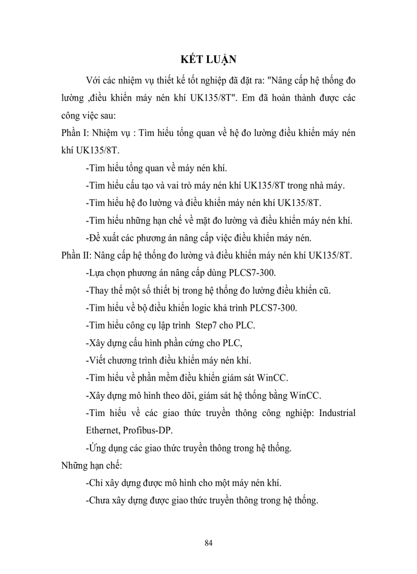 image for page Nâng cấp hệ thống đo lường và điều khiển máy nén khí UK135 8T