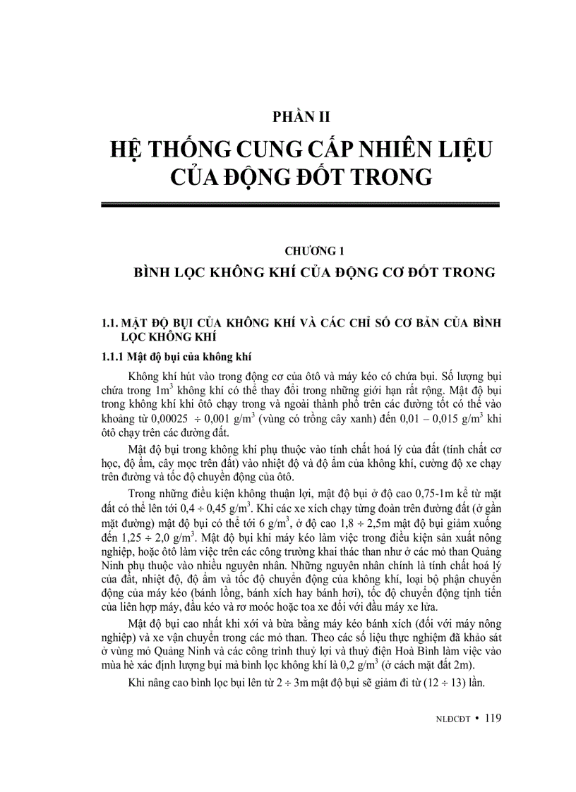 image for page Nguyên Lý Động Cơ Đốt Trong 1
