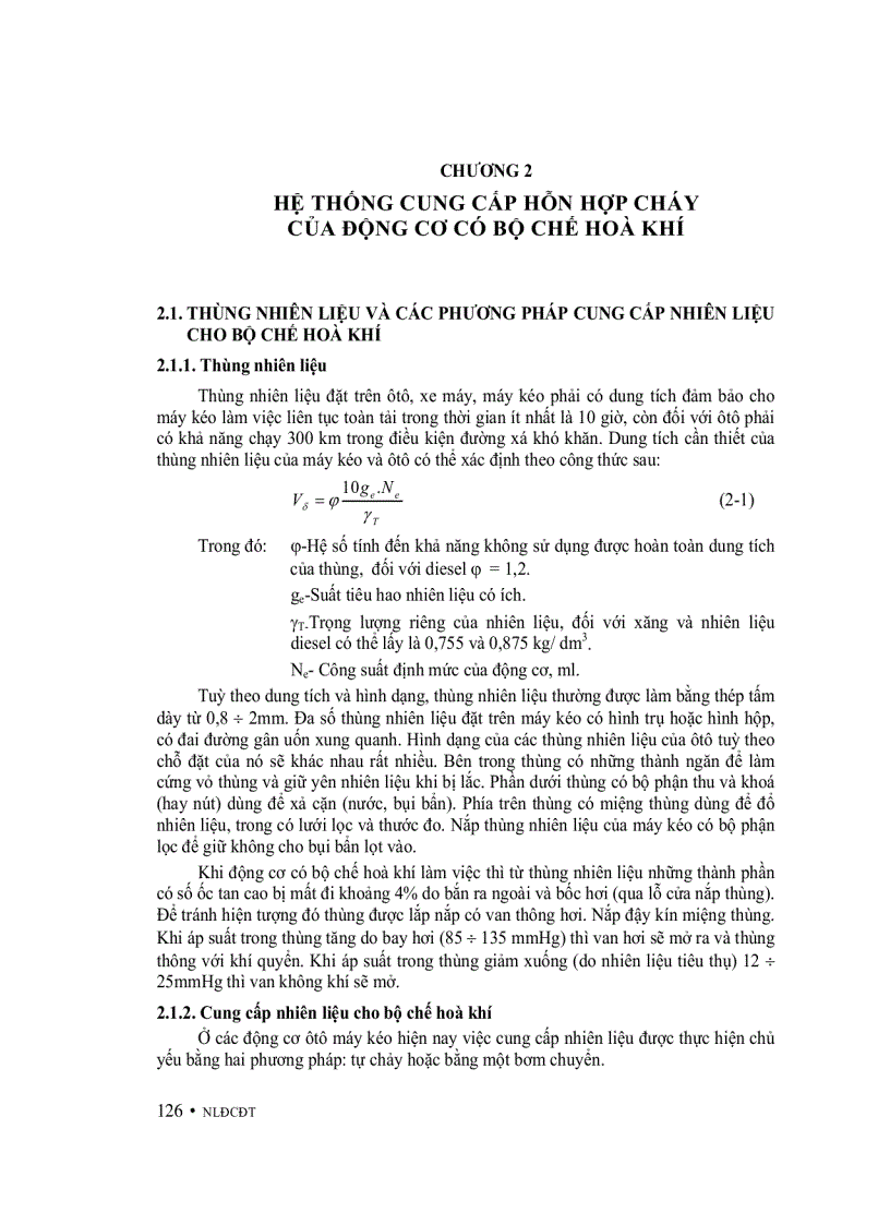 image for page Nguyên Lý Động Cơ Đốt Trong 1