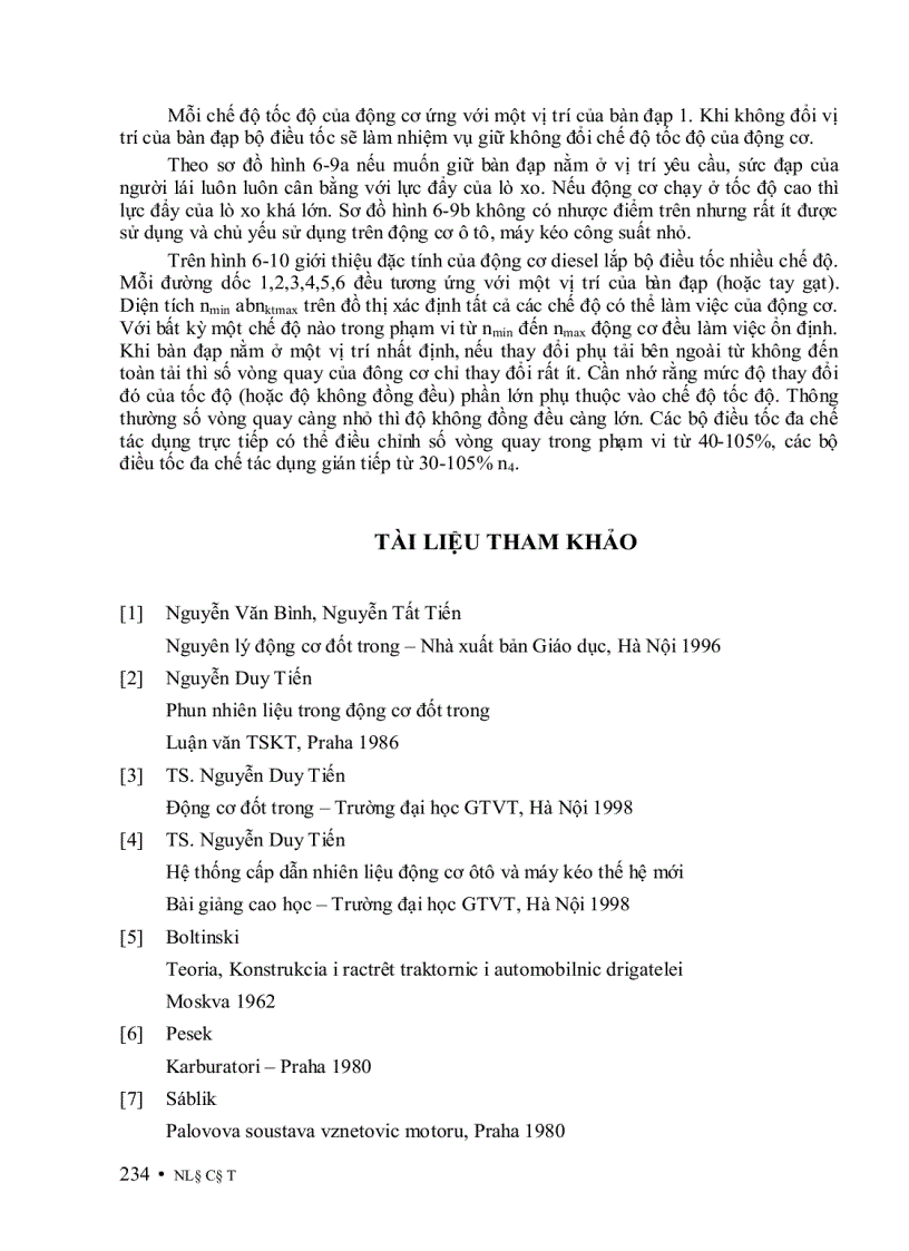 image for page Nguyên Lý Động Cơ Đốt Trong 1