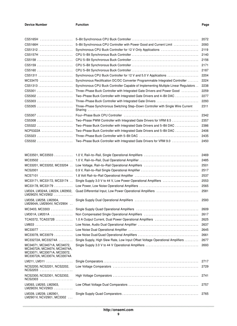 image for page ON Analog Integrated Circuits
