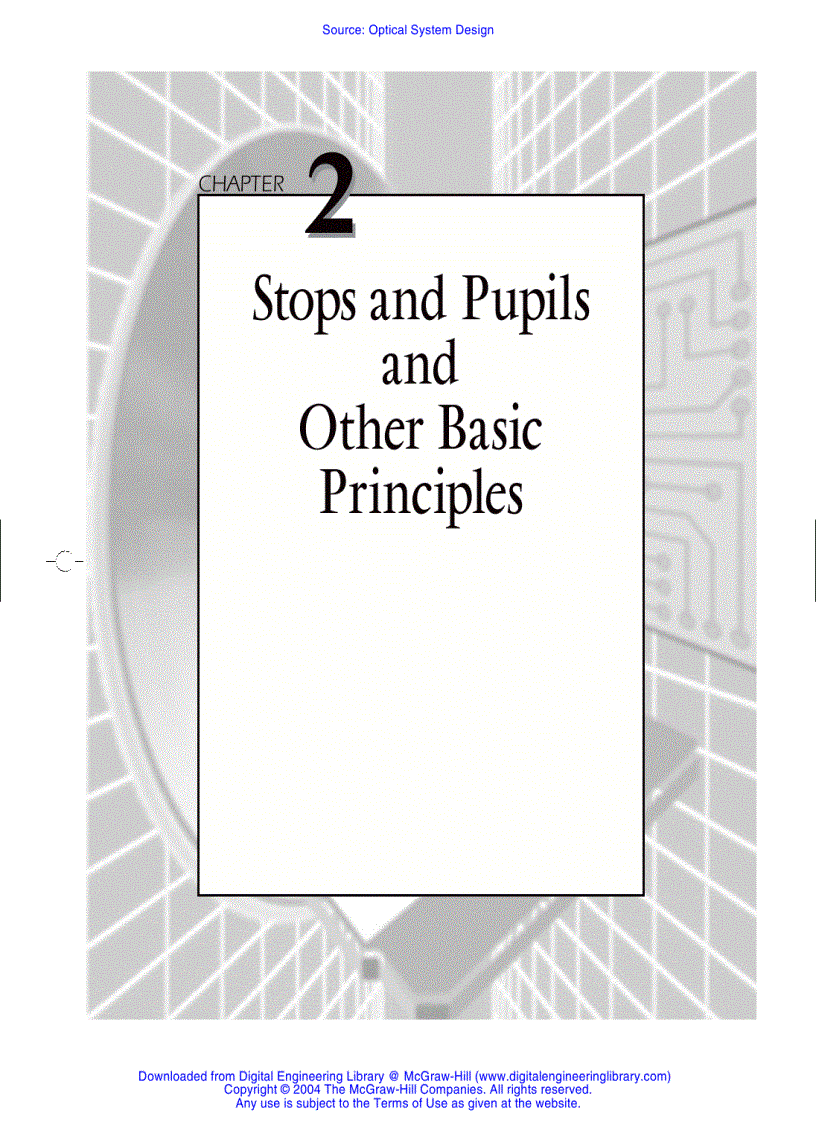 image for page Optical System Design