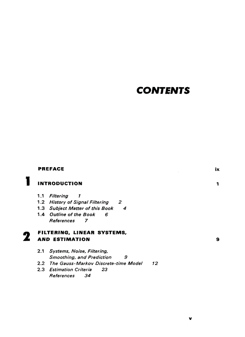 image for page Optimal Filtering