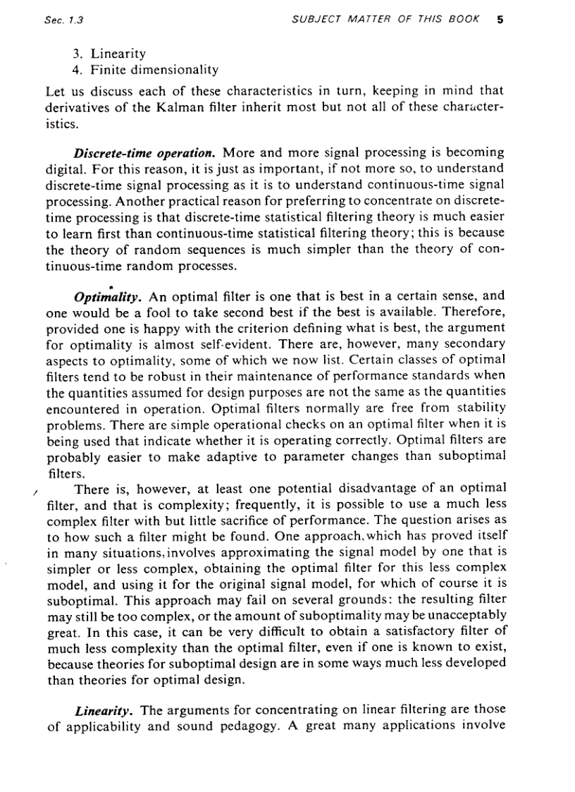 image for page Optimal Filtering