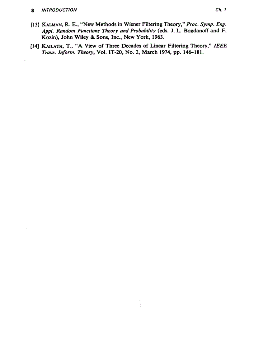 image for page Optimal Filtering