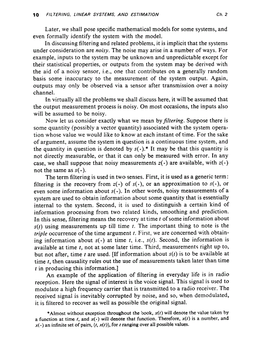 image for page Optimal Filtering