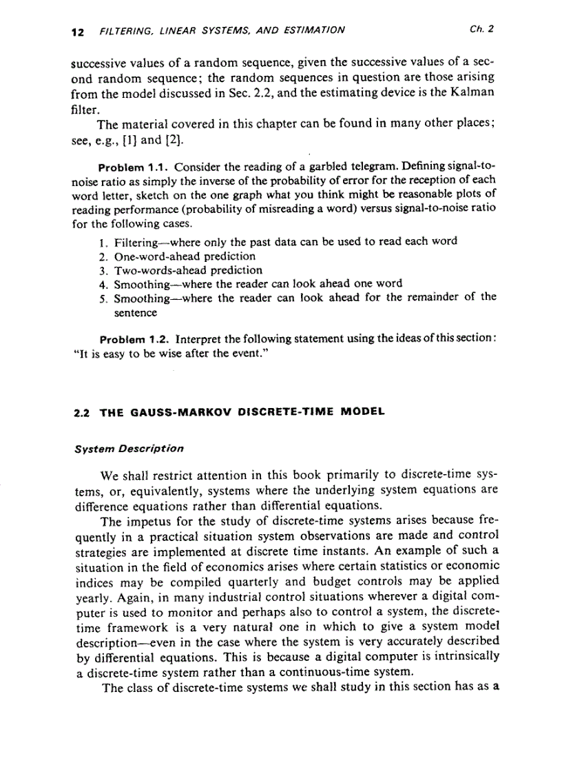 image for page Optimal Filtering