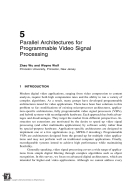Parallel Architectures for Programmable Video Signal Processing