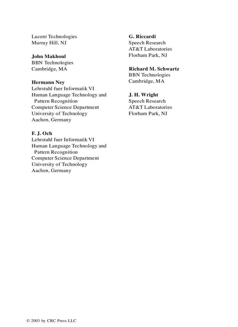 image for page Pattern Recognition in Speech and Language Processing