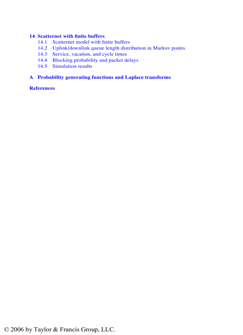 image for page Performance Modeling and Analysis of Bluetooth Networks Polling Scheduling and Traffic Control