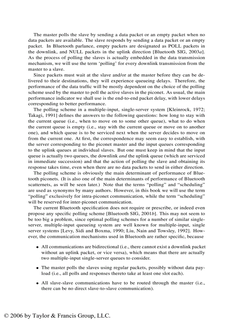 image for page Performance Modeling and Analysis of Bluetooth Networks Polling Scheduling and Traffic Control